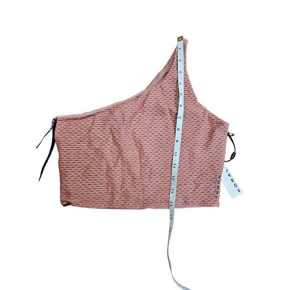 KORAL Attract Reversible Crop Top - Dusty Rose Size Small - Picture 6 of 9